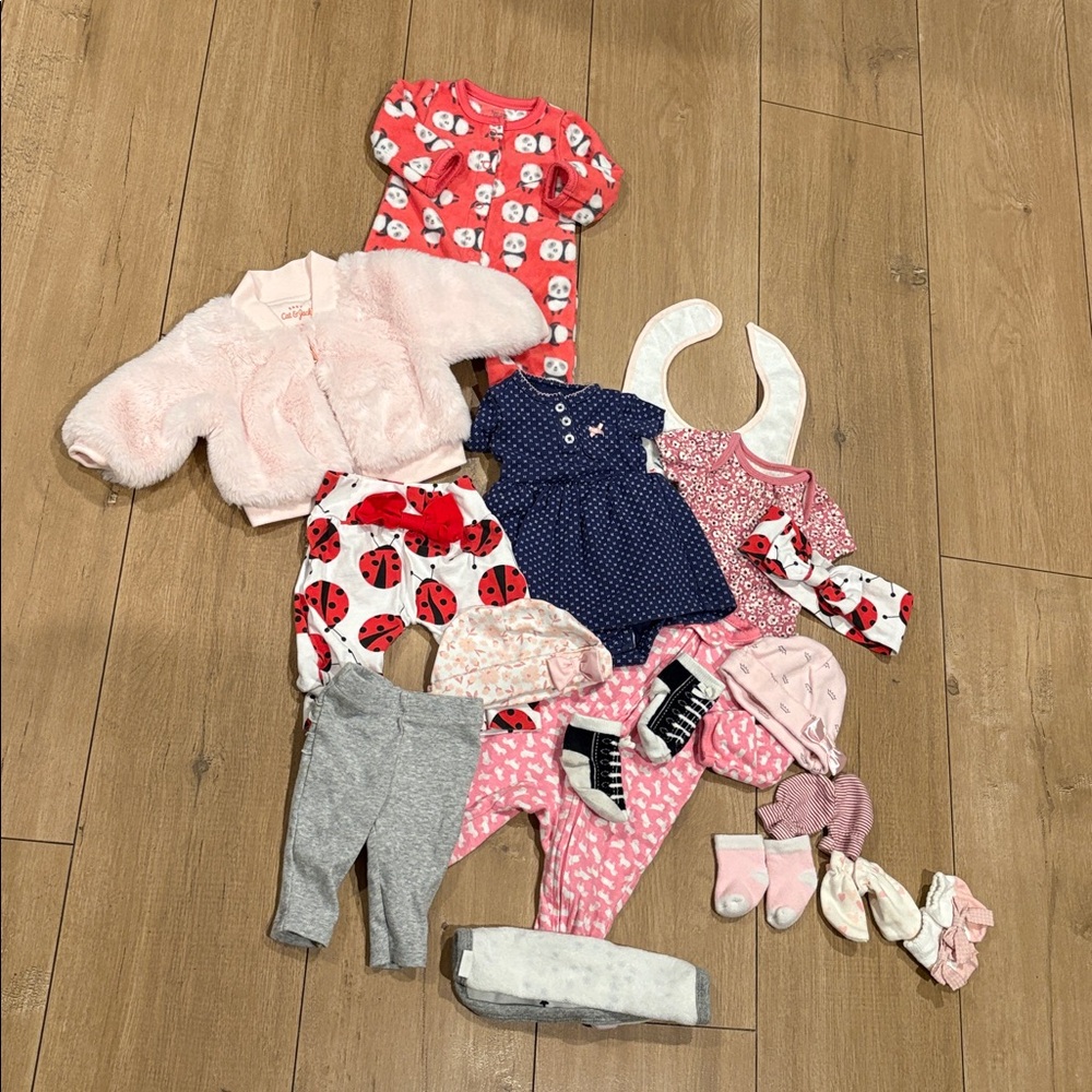 Baby girl clothes bundle Size New Born